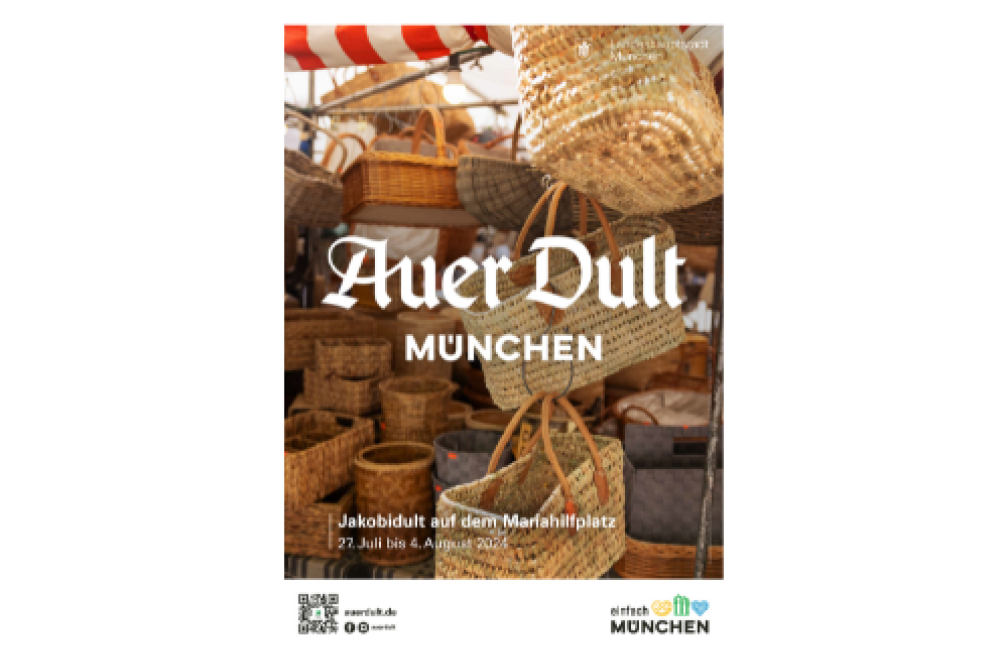 Das Dultplakat zur Jakobidult 2024