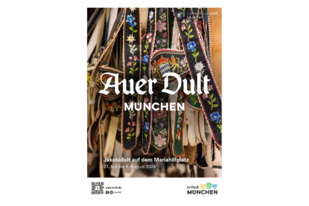 Das Dultplakat zur Jakobidult 2024