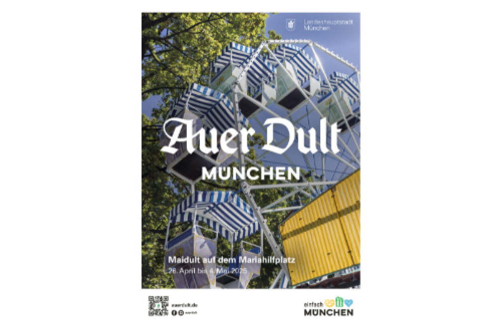 Das Dultplakat zur Maidult 2025