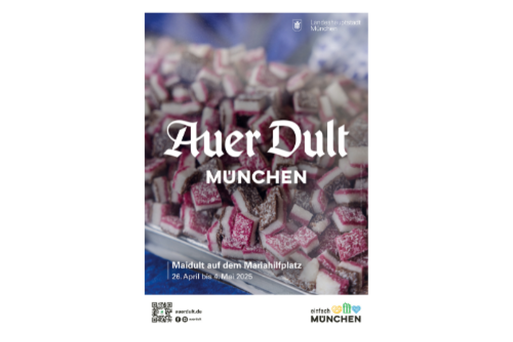 Das Dultplakat zur Maidult 2025
