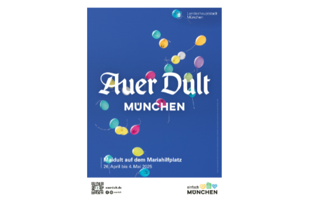 Das Dultplakat zur Maidult 2025
