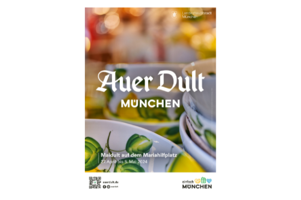 Das Dultplakat zur Maidult 2024.