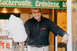 Markus Kaiser/ Mandelhans Süßwarenstand