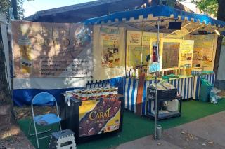 Liquid Diamond auf der Auer Dult Marktstand auf der Auer Dult mit Easy Light Wischern, Putz- und Reinigungstüchern, Glasreiniger und -versiegelung, Lederreinigung und -Pflegeprodukte