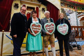 v. l. n. r. Clemens Baumgärtner, Manuela Weitner, Peter Seeböck und Gertrud Schuler